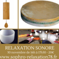 Actualité: RELAXATION SONORE