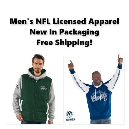 NFL Licensed Apparel, New In Packaging, Free Shipping!
