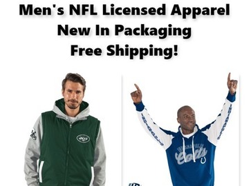 Bulk Lots: NFL Licensed Apparel, New In Packaging, Free Shipping!
