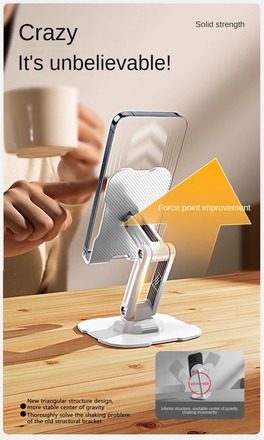 Mobile Desktop Stand Rotatable Foldable TV Series Tablet Phone