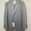 Selling with online payment: [EU] NWT Suitsupply grey stripped flannel suit, size 36R