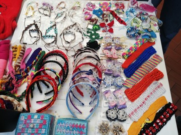 Productos: Tejido en crochet y macrame y cinta