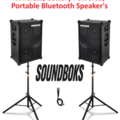 For Rent: **SOUNDBOKS BATTERY POWERED WIRELESS SPEAKER PAIR**