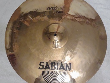 Selling with online payment: Sabian AAX 20" Dry Ride Cymbal - Brilliant
