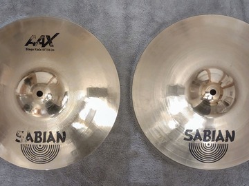 Selling with online payment: Sabian AAX 13" Stage Hats - Brilliant