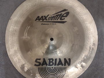 Selling with online payment: Sabian AAX 15" X-Treme Chinese Cymbal - Brilliant