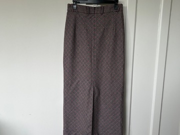 Selling: Checked wool skirt
