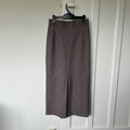 Selling: Checked wool skirt