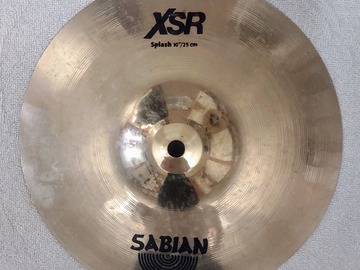 Selling with online payment: Sabian XSR 10" Splash Cymbal - Brilliant 