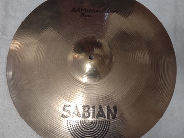 Selling with online payment: Sabian AA 20" Medium-Heavy Ride Cymbal - Brilliant