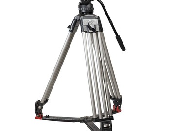 Vermieten: Secced SC-V15/100RP Fluid Head mit Sachtler Aluminium Beinen