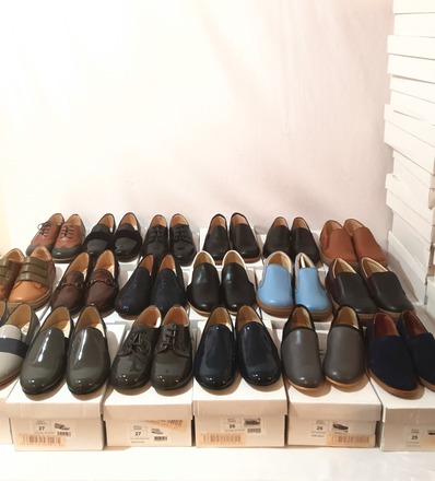 55 Pairs NEW in Original Box Kids Shoes Manelli Brand SRP $1195