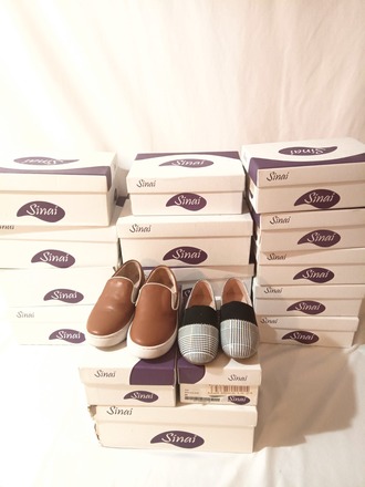 30 Pieces New in Original Box Childrens Shoes SRP $870