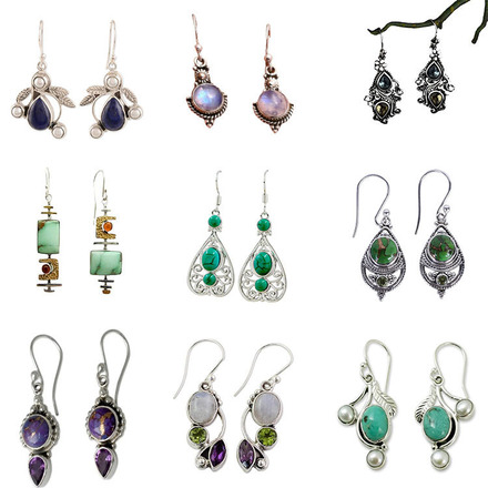 50 pairs of stylish and personalized zircon earrings