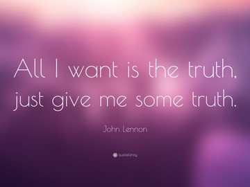 Selling: Do you want the truth, 