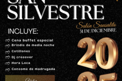 Servicios: CENA SAN SILVESTRE 31-12 