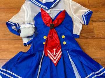 Selling with online payment: Goddess of Victory: Nikke Anchor costume + wig 