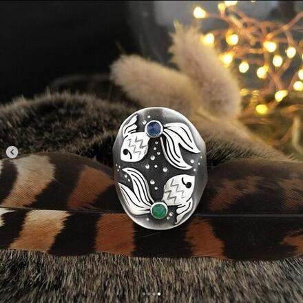 200pcs Zodiac Rings