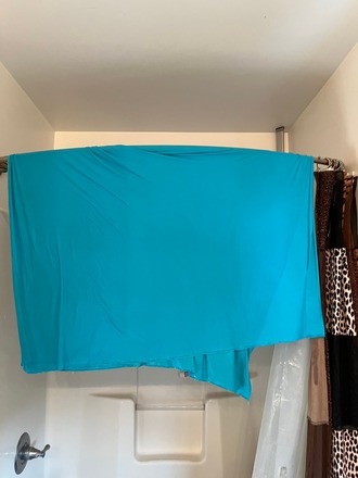 Blue and Yellow Stretch Fabric