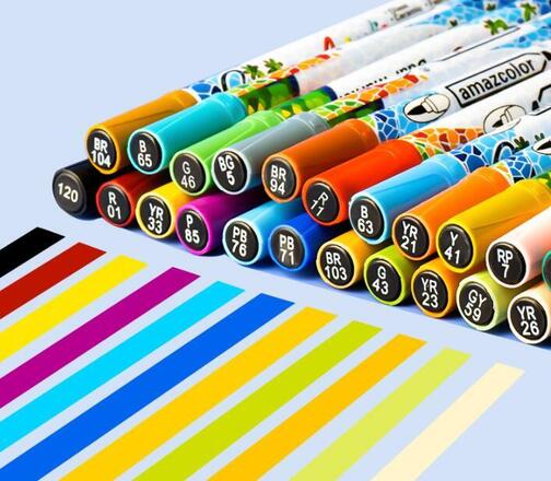 200pcs Student painting marker writing office support