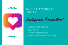 Offering a Service: Instagram post and boosted ad to our Christian fiction following!