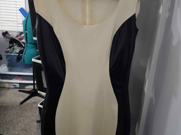 Selling with online payment: Black & White Latex Dress