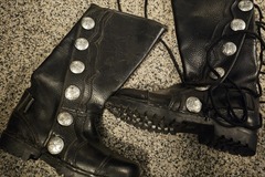 Selling with online payment: Black Leather Boots