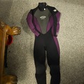 Selling with online payment: Black & Purple Full Wetsuit
