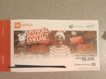 Vente: Chèques cadeaux Cadhoc (95€)