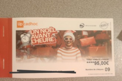 Vente: Chèques cadeaux Cadhoc (95€)