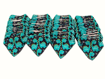 Bulk Lots: 100 Baby Triangle Bandana Bib Scarf for Feeding Teething 