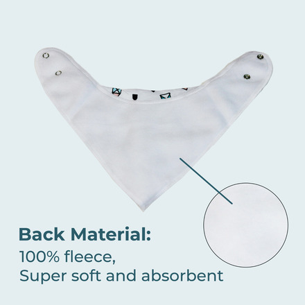 100 Baby Triangle Bandana Bib Scarf for Feeding Teething 