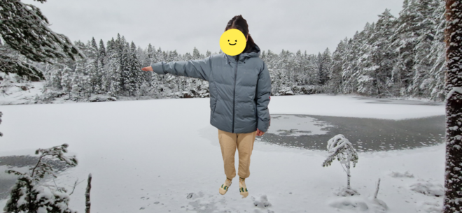 Lämmin Patagonia untuvatakki