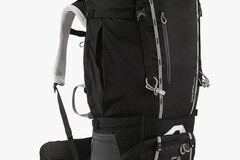 General outdoor: Vango Sherpa 60:70S Rucksack, Black, One Size