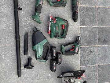 À vendre: Lot de 7 machines bosch et 3 batteries 