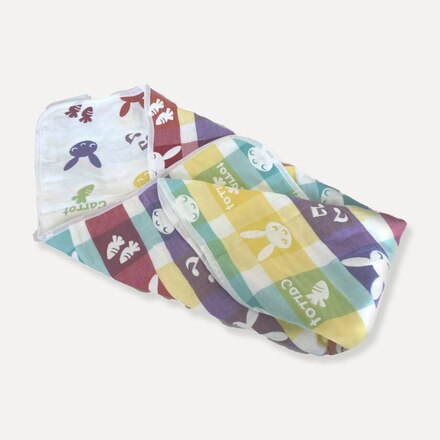 100 pcs Baby Jaquard Cotton Crib Swaddling Blankets