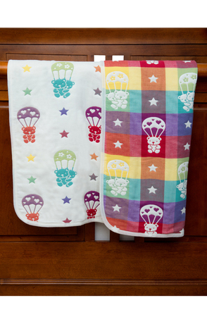 100 pcs Baby Jaquard Cotton Crib Swaddling Blankets