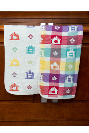 100 pcs Baby Jaquard Cotton Crib Swaddling Blankets
