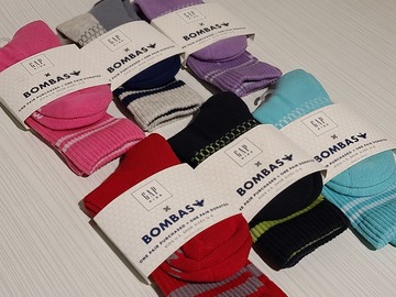 Bulk Lots: Case of 150 Assorted GAP Kids Bombas Socks Prepriced €£6 Each
