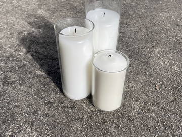 Selling: Assorted Size Pillar Candles 