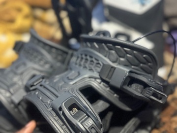 Winter sports: Flow fuse carbon step in bindings XL