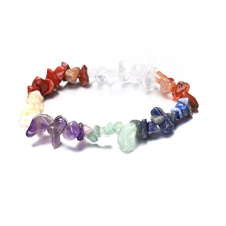 200 Pcs Colorful Natural Stone Handmade Bracelets