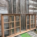 Selling: Custom old growth redwood windows 
