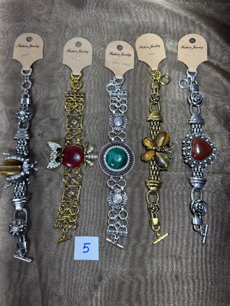 Bundle of Necklace Bracelet Ring Earrings
