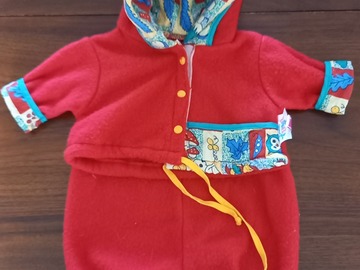 Vente: HABIT DE POUPEE ROUGE