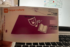 Vente: Chèques Culture Up (130€)