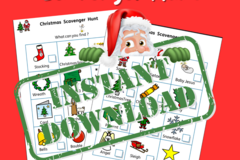 Third party Payment: Christmas Scavenger Hunt for kids ! 