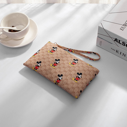 60 pcs cartoon hand-held coin purses Mickey cell phone bags