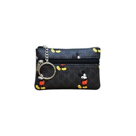 100pcs Mickey Mouse Keychain Card Holder Coin Purse