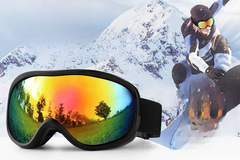 Bulk Lots: Double Layer Anti-fog Ski Goggles Large Field of View Ski Glasses